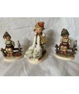 Three VTG GOEBEL HUMMEL Girl Boy WEST GERMANY Lot - $59.39