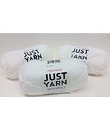 Premier JUST YARN Worsted - WHITE -109 yards Each - Skein - Medium #4 - ... - £14.99 GBP