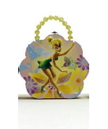 Disney&#39;s Tinkerbell Girls Flower Shape Purse Carry All Tin Tote Style B NEW - £11.32 GBP