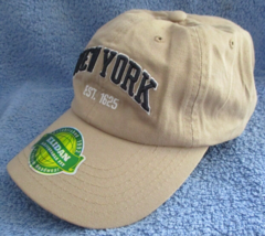ELIDAN &quot;NEW YORK EST. 1625&quot; BASEBALL STYLE ADJUSTABLE FIT STRAPBACK HAT/CAP - $12.95