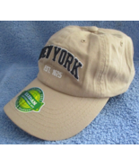 ELIDAN "NEW YORK EST. 1625" BASEBALL STYLE ADJUSTABLE FIT STRAPBACK HAT/CAP - $12.95