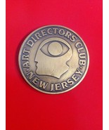 Vintage art  Directors club New Jersey new  medallion - £77.44 GBP