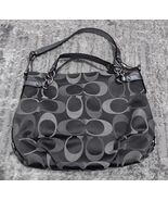 Coach Y2K Brooke Sateen Silver C Signature Leather Canvas Shoulder Bag 2... - €59,39 EUR