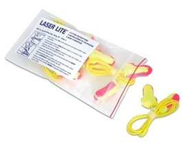 5 Laser Lite dUal Ear CORDED FOAM EARPLUGS nrr 32 NR HOWARD LEIGHT Plugs... - $22.32