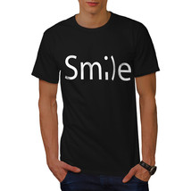 Smile Blink Face Shirt Cute Joke Men T-shirt - £9.74 GBP