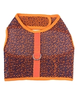 Active Orange and Blue Mesh Dog Harness and Leash Sizes XS-XL - £12.46 GBP
