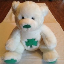 St Patricks Day Build A Bear plush white stuffed 15 inch - £12.50 GBP