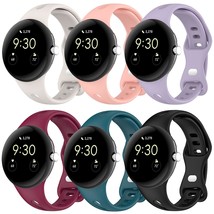 Compatible With Google Pixel Watch Bands, Soft Silicone Replacement Straps Adjus - £23.97 GBP