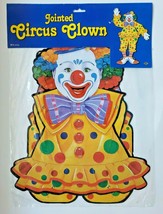 1998 Beistle Jointed Circus Clown 30&quot; New In Packaging - $32.99