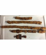 77 Antique Vintage Printing Letters Rubber Stamp wood handle scrapbookin... - €112,11 EUR