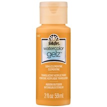 FolkArt Watercolor Gelz Acrylic Paint 2oz-Clementine WTRCLRGL-50945 - £12.15 GBP