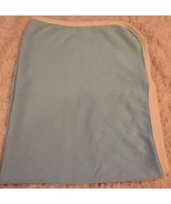 Gund Naturally Baby Boys Blue Cream Lined Baby Nursery Crib Blanket Soft - $137.14 MXN