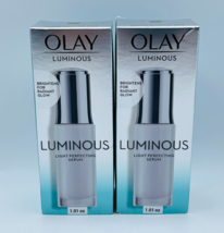 2x Olay Luminous Light Perfecting Serum Brightens For Radiant Glow 1.01 Exp 7/25 - £43.24 GBP