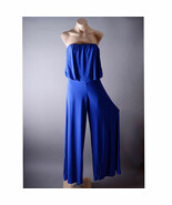 Royal Blue Womens Strapless Evening Party Playsuit Casual Jumpsuit Rompe... - $41.13 CAD