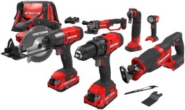 7-Tool Cordless Drill Combo Kit For The Craftsman V20* (Cmck700D2). - £382.52 GBP
