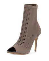 Charles by Charles David Rebellious Mesh-Knit Open-Toe Bootie size 9.5 o... - £51.04 GBP
