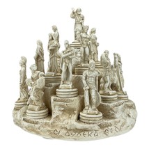 Set 12 Twelve Greek Olympian Gods Pantheon Miniature Figure Statue Cast Stone - $81.42