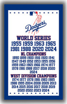 Los Angeles Dodgers Team Baseball Champions Flag 90x150cm 3x5ft Winner banner - £11.53 GBP