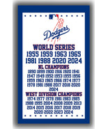 Los Angeles Dodgers Team Baseball Champions Flag 90x150cm 3x5ft Winner b... - $14.95