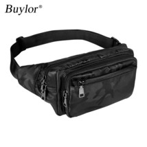 Buylor Waist Pack Men Sports Belt Bag Newest Travel Bum Bag Camouflage Waist Bag - £18.85 GBP