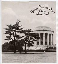 George Rogers Clark State Memorial Brochure Indiana 1948 - $13.86