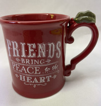 Grasslands Road Friends Bring Peace To The Heart Mug Cup Coffee Tea Holl... - $9.49