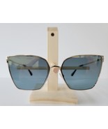 Tom Ford TF-653 Helena Sunglasses Gold Blue Gradient 28V Authentic New - $249.95