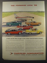 1956 Chrysler Corporation Ad - The forward look &#39;56 - $18.49