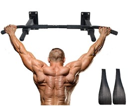 Wall Mounting Pull up/Chin Up Bar Solid Fitness with Ab Straps Combo for homeGYM - £101.20 GBP