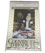 Doll St Nick Father Christmas Prairie Bears Pattern Country Threads 304 ... - £6.64 GBP