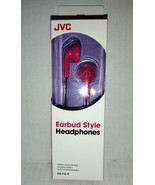 JVC Stereo Earbuds HA-F12-P Earbud Style Headphones Pink - $9.50