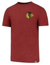Chicago Blackhawks NHL &#39;47 Forward Gravity Red Shift Tee T-Shirt Adult Men&#39;s L - £18.37 GBP