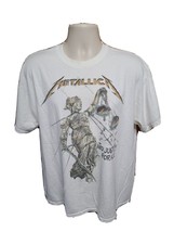 Metallica and Justice for All Adult White XL TShirt - £15.82 GBP