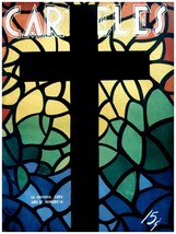 211.Decoration design Religion 18x24 Poster&quot;Christian Cross with Vitrales.Wall D - £21.94 GBP