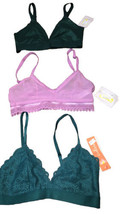 Auden &amp; Colsie Lot Of 3 Bralettes Size XS W/ Tags - £11.81 GBP