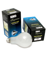 Eiko ECT 120V/500W Inside Frosted PS-25 E26 Base Photoflood Lamp Set of 2 - £7.09 GBP