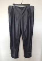 NWT Chico&#39;s Faux Leather Ponte Juliet Ultimate Fit Pants Size 2.5 Petite... - £21.26 GBP