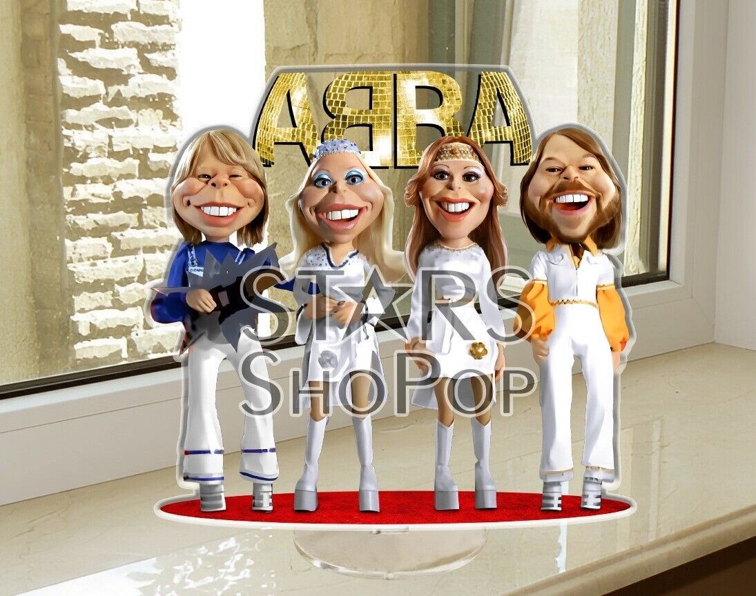 ABBA &quot;Muppets&quot; Figure, ABBA Doll, Vinyl, Signed, CD, Photo, Poster, Shir... - $44.00