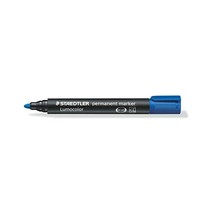 Staedtler Lumocolor Permanent Marker 352-3 Bullet Tip - Blue (Pack of 10)  - $31.00