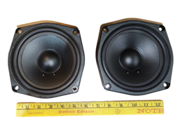 24AA38 YAMAHA NS-AC142 PARTS: PAIR OF SPEAKERS, 110018, 6&quot; X 5-1/4&quot; X 2-... - $18.65