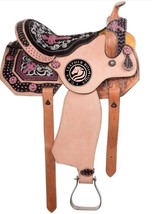 Pink Embellished Western Horse Barrel Racing Cross Saddle With Tack set - $5,936.28 MXN+