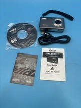 Vivitar ViviCam T027 Silver 12.1 MP megapixel Digital Camera Tested Works - £21.07 GBP