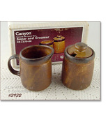 McCoy Canyon Creamer and Sugar in Original Box Mint Condition (#3932)  - £53.47 GBP