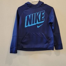 Nike Dri-fit Youth Large Blue Athletic Hoodie  - £19.04 GBP