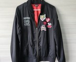 TORRID Black Whatever 92 Love Oh Yeah Patch Bomber Zip Up Jacket Coat Si... - $47.41