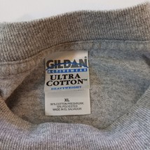 Gildan Ultra Cotton Wildcats Football Donelson Academy Men's Gray T-Shirt XL image 3