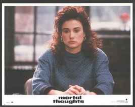 Mortal Thoughts #4 1991-original 11&quot;x14&quot; lobby card-Demi Moore-VF - £28.41 GBP