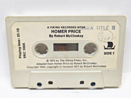 Cassette TAPE ONLY Homer Price Viking Press VKC 108A - $3.99
