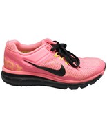 Nike Air Max Sneaker Shoes Youth Size 6.5 Pink Mesh Low Top Lace Up 5557... - $46.39