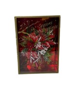 Vintage artifor Christmas “Seasons Greetings” Corsage in Original Box Ho... - $46.99 CAD